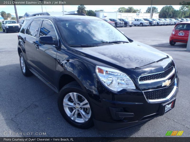 Black / Jet Black 2011 Chevrolet Equinox LT