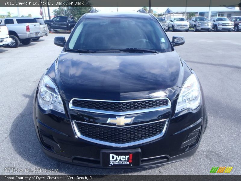 Black / Jet Black 2011 Chevrolet Equinox LT