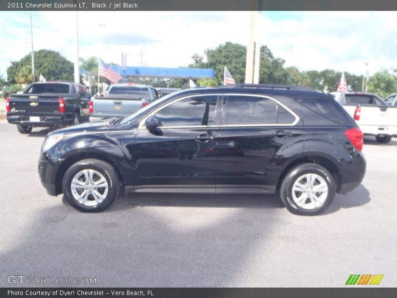 Black / Jet Black 2011 Chevrolet Equinox LT