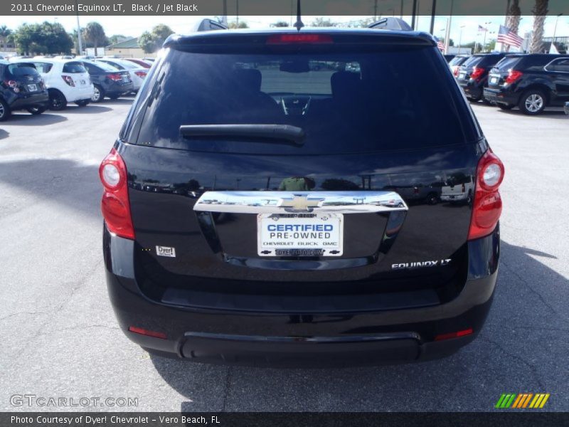 Black / Jet Black 2011 Chevrolet Equinox LT