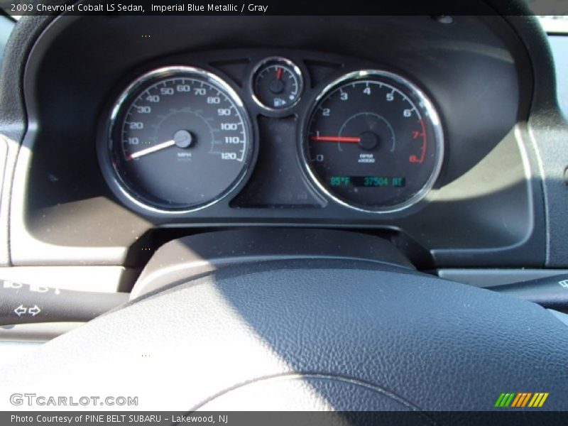 Imperial Blue Metallic / Gray 2009 Chevrolet Cobalt LS Sedan