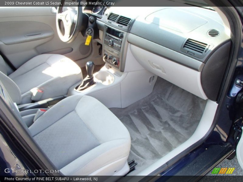 Imperial Blue Metallic / Gray 2009 Chevrolet Cobalt LS Sedan