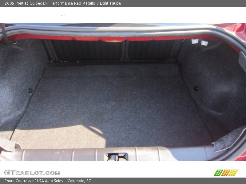Performance Red Metallic / Light Taupe 2009 Pontiac G6 Sedan