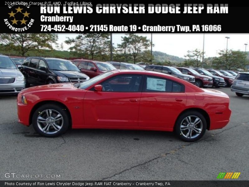 TorRed / Black 2014 Dodge Charger R/T AWD
