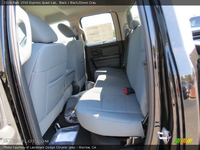 Black / Black/Diesel Gray 2014 Ram 1500 Express Quad Cab