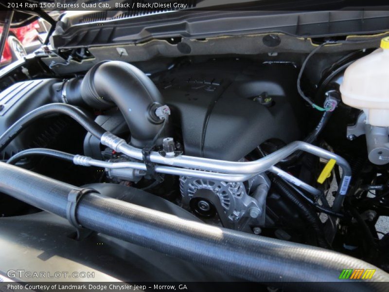 Black / Black/Diesel Gray 2014 Ram 1500 Express Quad Cab