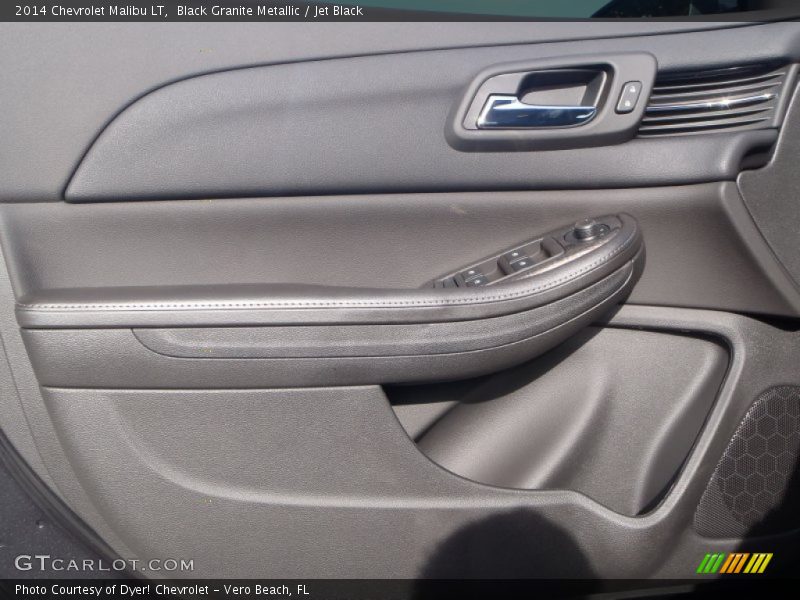 Black Granite Metallic / Jet Black 2014 Chevrolet Malibu LT