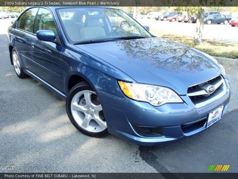 Newport Blue Pearl / Warm Ivory 2009 Subaru Legacy 2.5i Sedan