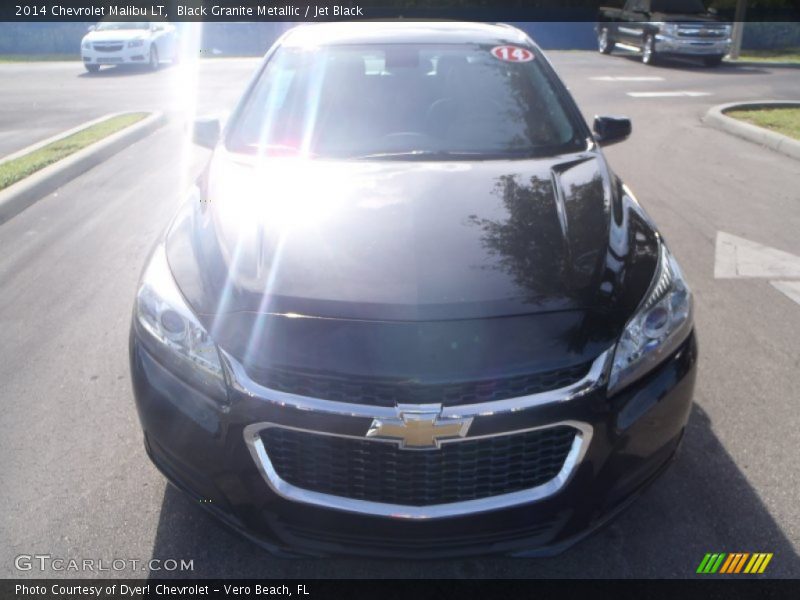 Black Granite Metallic / Jet Black 2014 Chevrolet Malibu LT