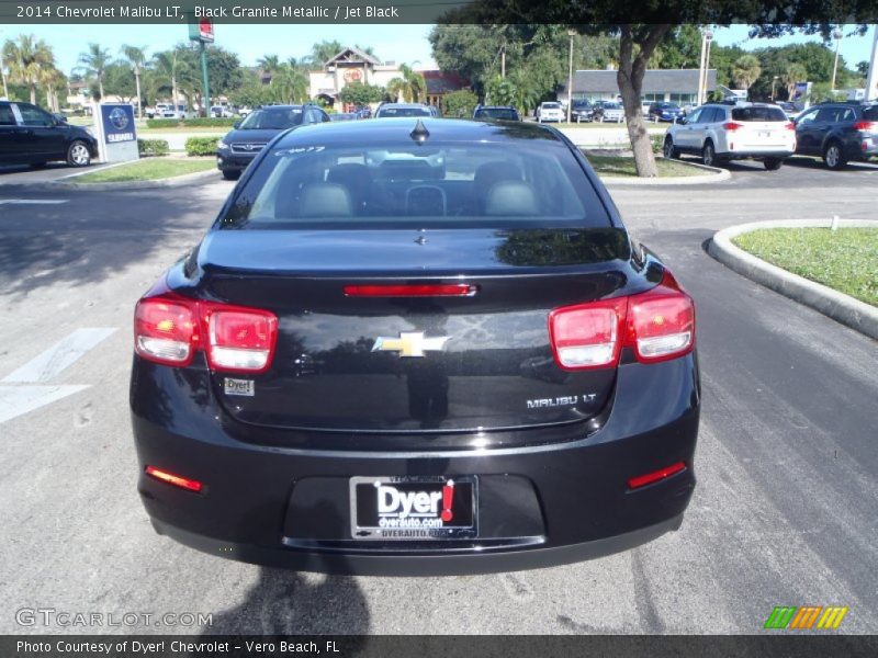Black Granite Metallic / Jet Black 2014 Chevrolet Malibu LT