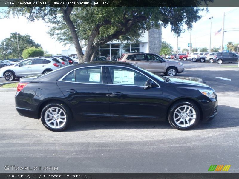 Black Granite Metallic / Jet Black 2014 Chevrolet Malibu LT