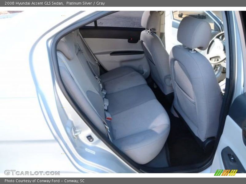 Platinum Silver / Gray 2008 Hyundai Accent GLS Sedan
