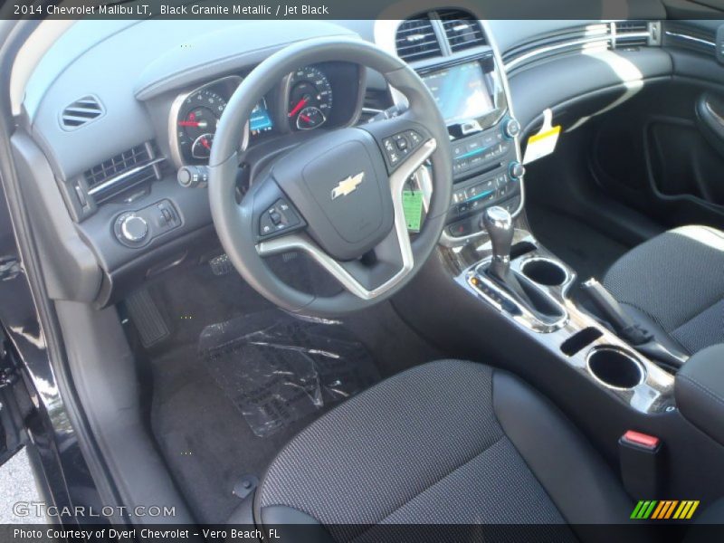Jet Black Interior - 2014 Malibu LT 