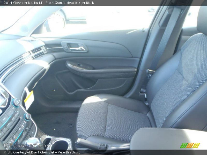 Black Granite Metallic / Jet Black 2014 Chevrolet Malibu LT