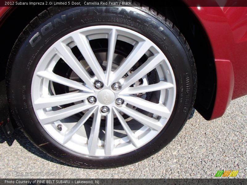Camellia Red Pearl / Black 2012 Subaru Impreza 2.0i Limited 5 Door