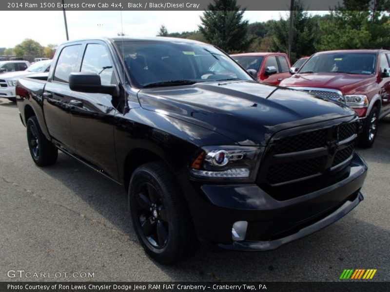 Black / Black/Diesel Gray 2014 Ram 1500 Express Crew Cab 4x4