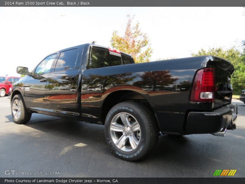Black / Black 2014 Ram 1500 Sport Crew Cab