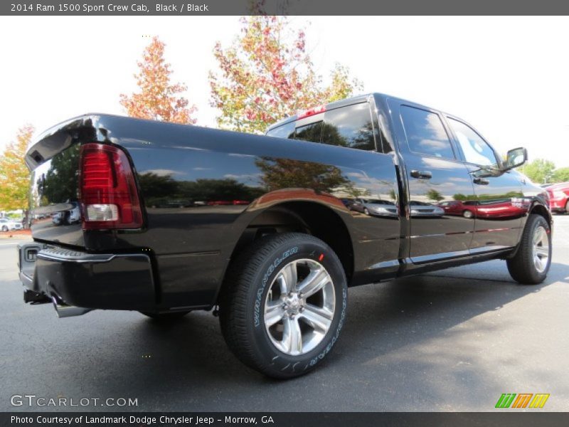 Black / Black 2014 Ram 1500 Sport Crew Cab