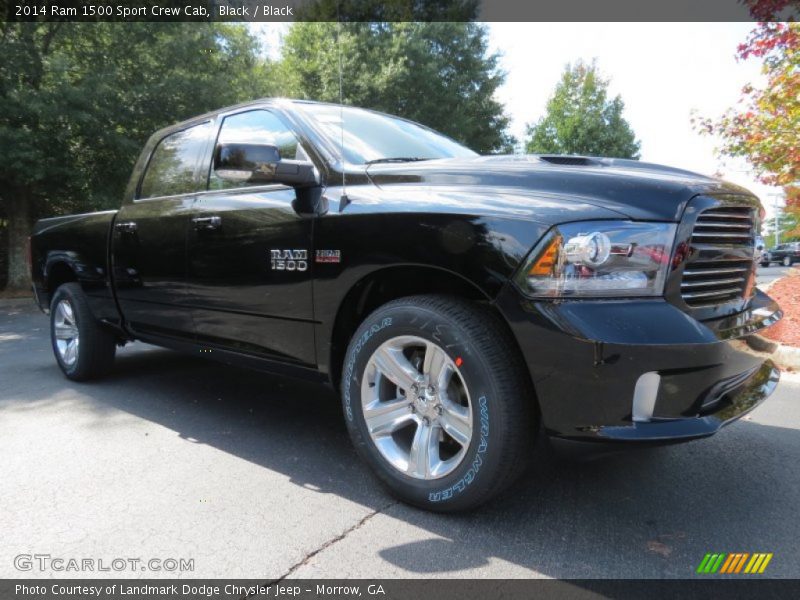 Black / Black 2014 Ram 1500 Sport Crew Cab