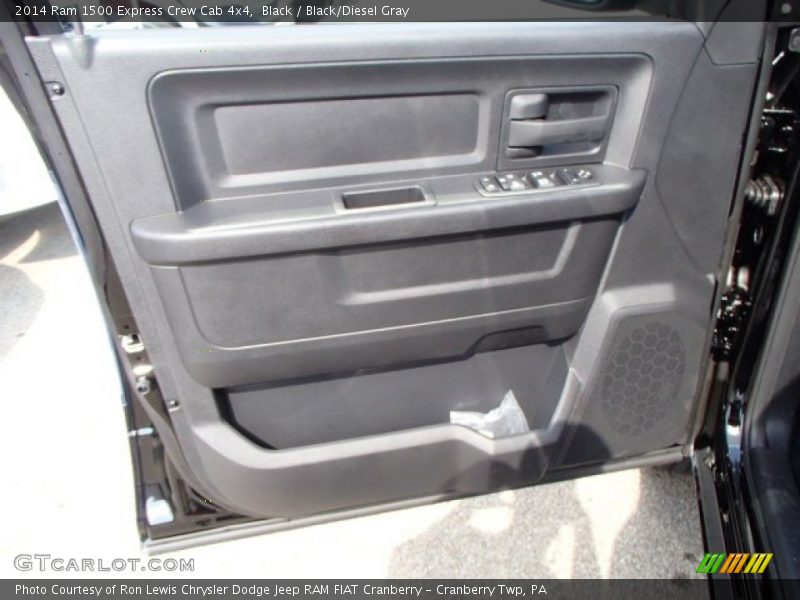 Black / Black/Diesel Gray 2014 Ram 1500 Express Crew Cab 4x4