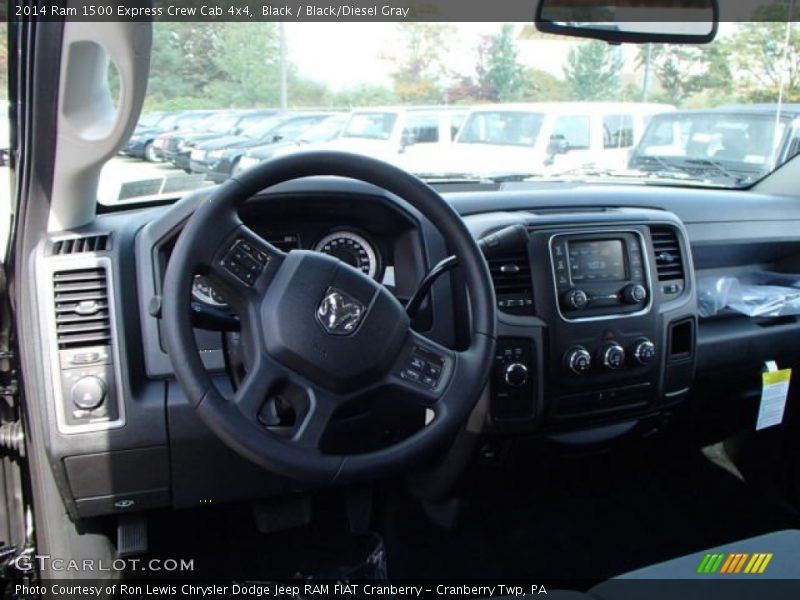 Black / Black/Diesel Gray 2014 Ram 1500 Express Crew Cab 4x4