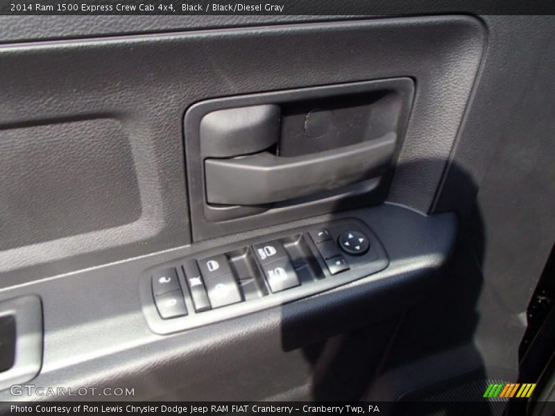 Black / Black/Diesel Gray 2014 Ram 1500 Express Crew Cab 4x4