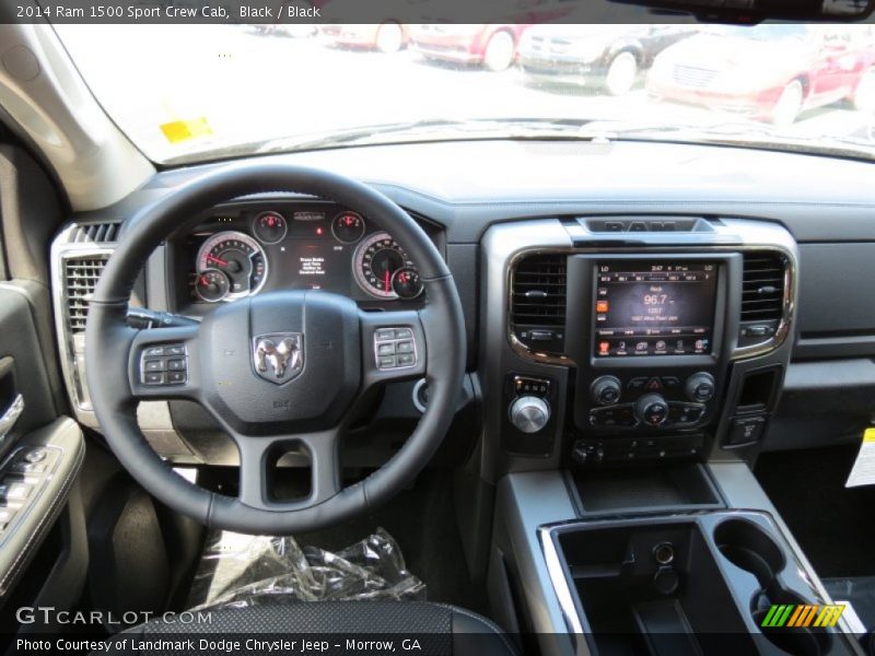 Black / Black 2014 Ram 1500 Sport Crew Cab
