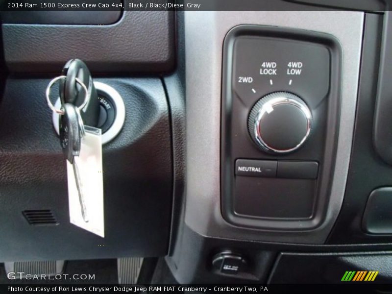 Black / Black/Diesel Gray 2014 Ram 1500 Express Crew Cab 4x4