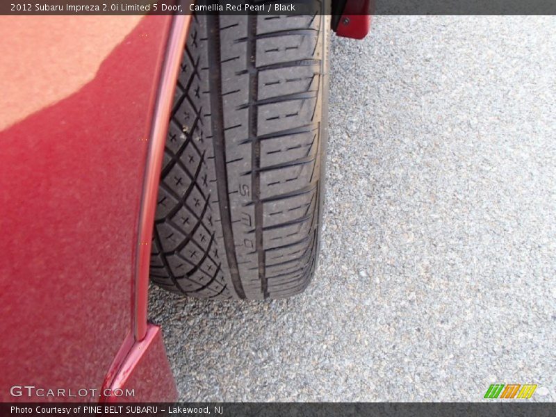 Camellia Red Pearl / Black 2012 Subaru Impreza 2.0i Limited 5 Door