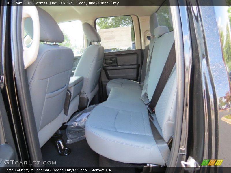 Black / Black/Diesel Gray 2014 Ram 1500 Express Quad Cab 4x4