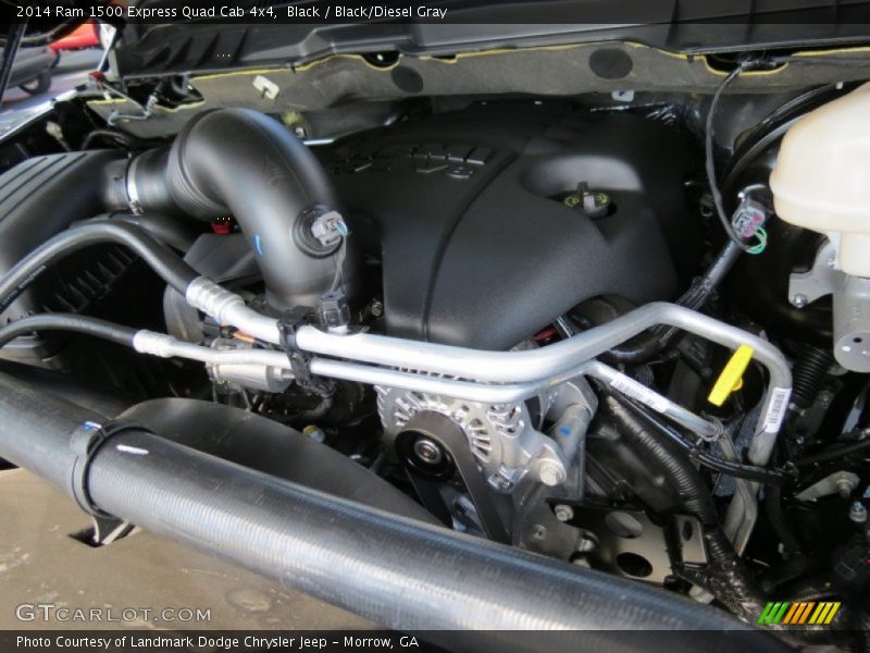 Black / Black/Diesel Gray 2014 Ram 1500 Express Quad Cab 4x4