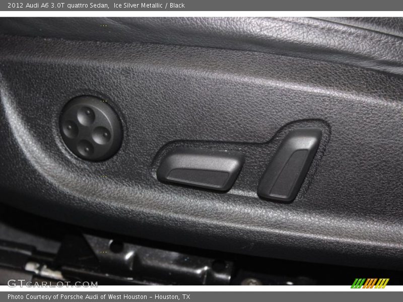 Ice Silver Metallic / Black 2012 Audi A6 3.0T quattro Sedan