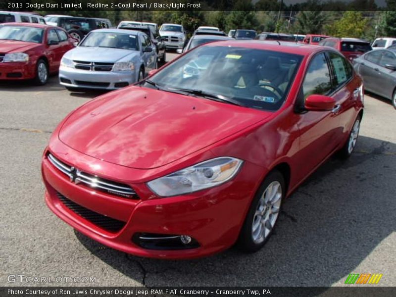 Redline 2-Coat Pearl / Black/Light Frost 2013 Dodge Dart Limited