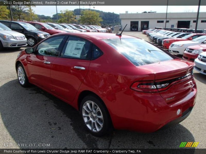 Redline 2-Coat Pearl / Black/Light Frost 2013 Dodge Dart Limited
