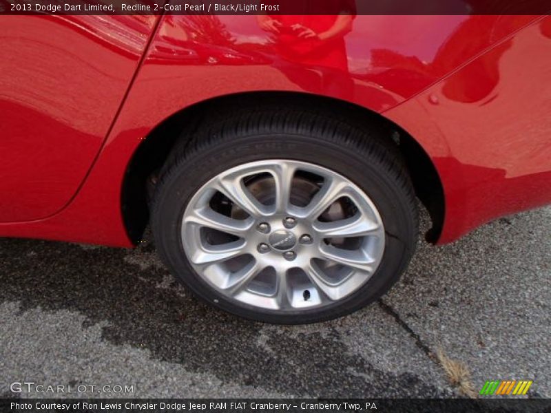 Redline 2-Coat Pearl / Black/Light Frost 2013 Dodge Dart Limited