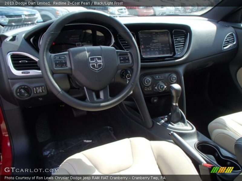 Redline 2-Coat Pearl / Black/Light Frost 2013 Dodge Dart Limited
