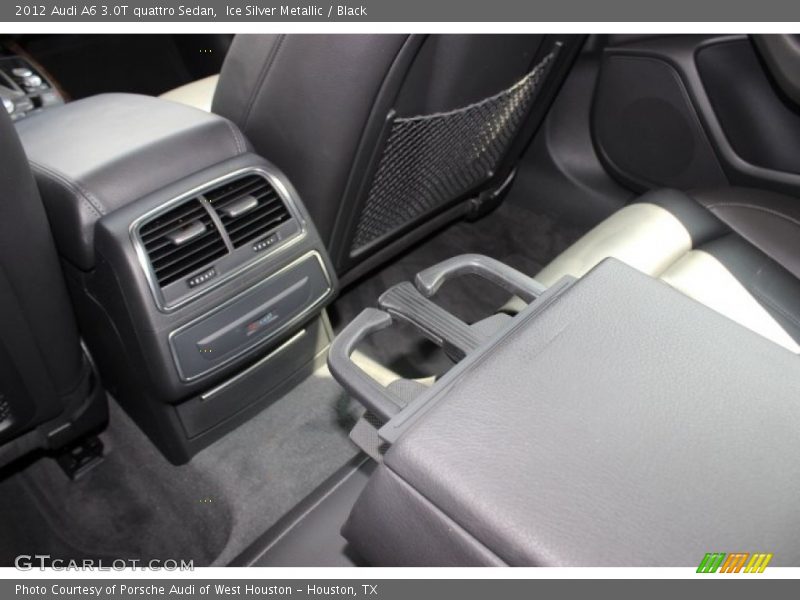 Ice Silver Metallic / Black 2012 Audi A6 3.0T quattro Sedan