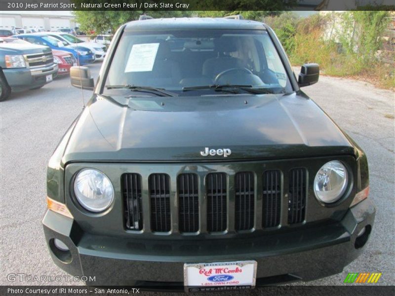 Natural Green Pearl / Dark Slate Gray 2010 Jeep Patriot Sport