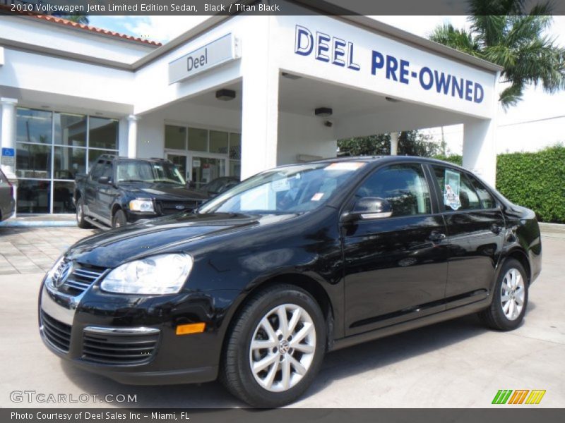 Black / Titan Black 2010 Volkswagen Jetta Limited Edition Sedan