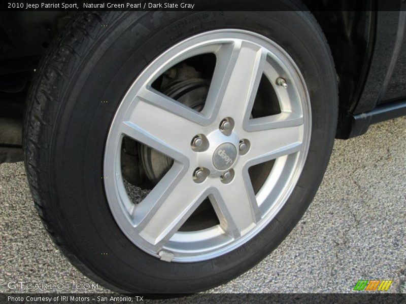 Natural Green Pearl / Dark Slate Gray 2010 Jeep Patriot Sport