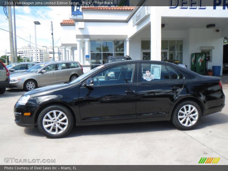 Black / Titan Black 2010 Volkswagen Jetta Limited Edition Sedan