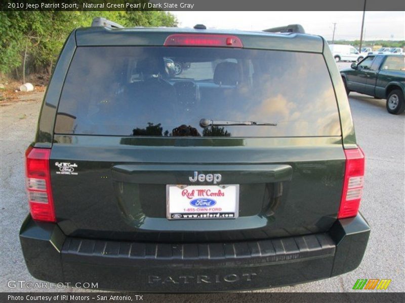 Natural Green Pearl / Dark Slate Gray 2010 Jeep Patriot Sport