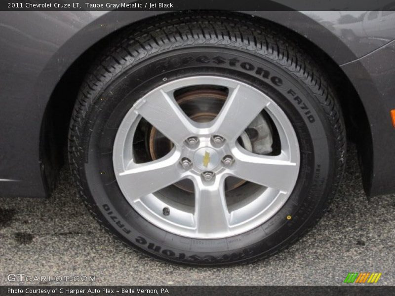 Taupe Gray Metallic / Jet Black 2011 Chevrolet Cruze LT