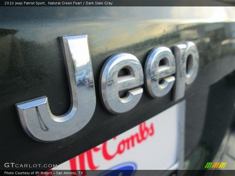 Natural Green Pearl / Dark Slate Gray 2010 Jeep Patriot Sport