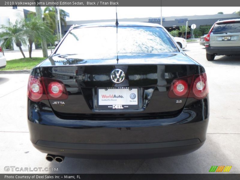 Black / Titan Black 2010 Volkswagen Jetta Limited Edition Sedan