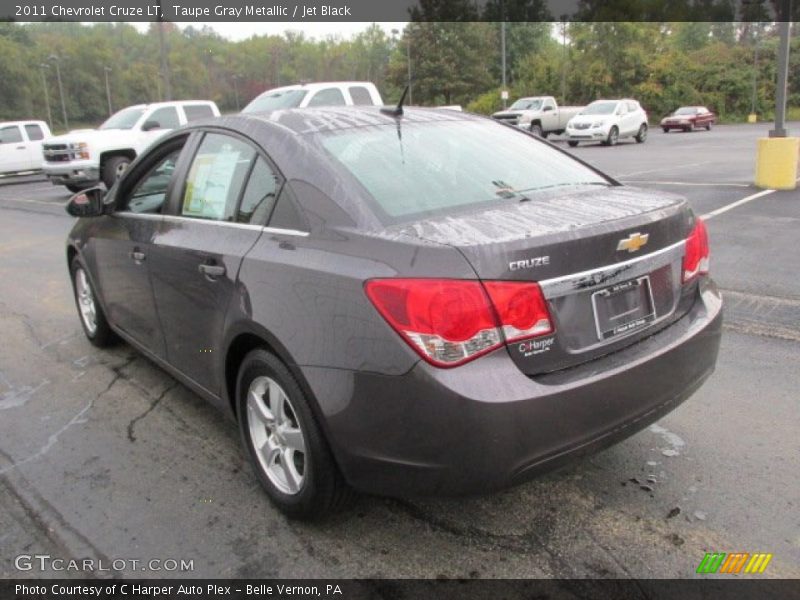 Taupe Gray Metallic / Jet Black 2011 Chevrolet Cruze LT