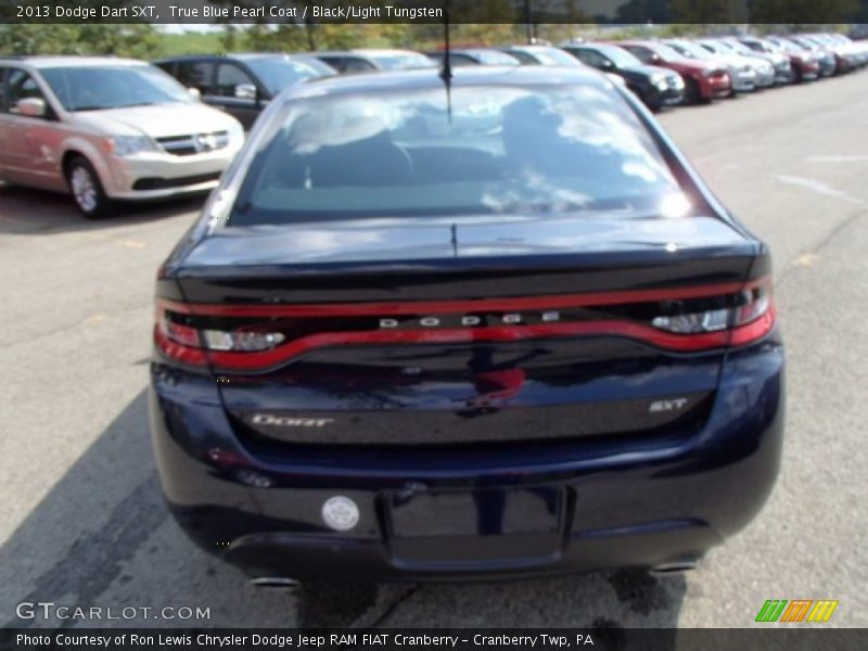 True Blue Pearl Coat / Black/Light Tungsten 2013 Dodge Dart SXT