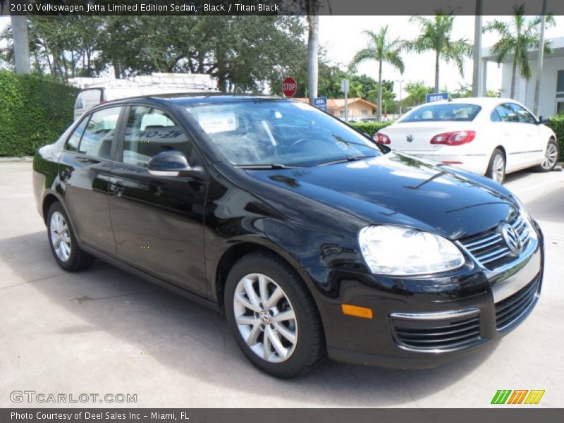 Black / Titan Black 2010 Volkswagen Jetta Limited Edition Sedan