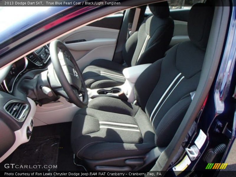 True Blue Pearl Coat / Black/Light Tungsten 2013 Dodge Dart SXT