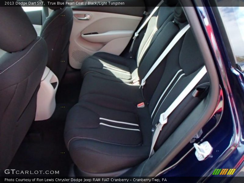 True Blue Pearl Coat / Black/Light Tungsten 2013 Dodge Dart SXT